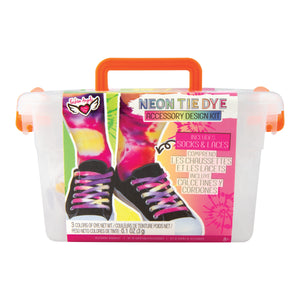Neon Tie Dye Socks & Laces Design Keeper Crate